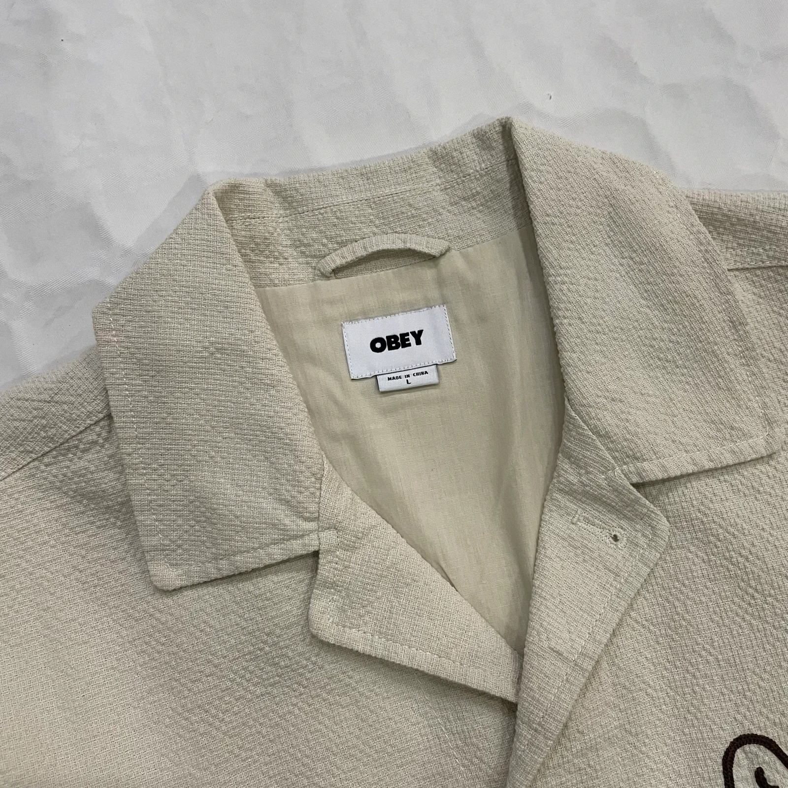 Obey - Vesta Shirt Jacket (Egret) – photo 4